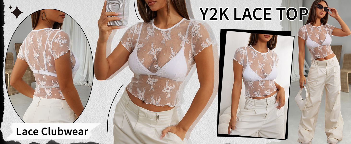 mesh sheer tops