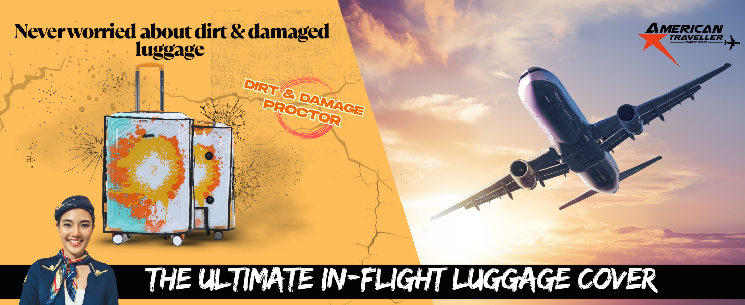 The ultimate in flight luggage cover