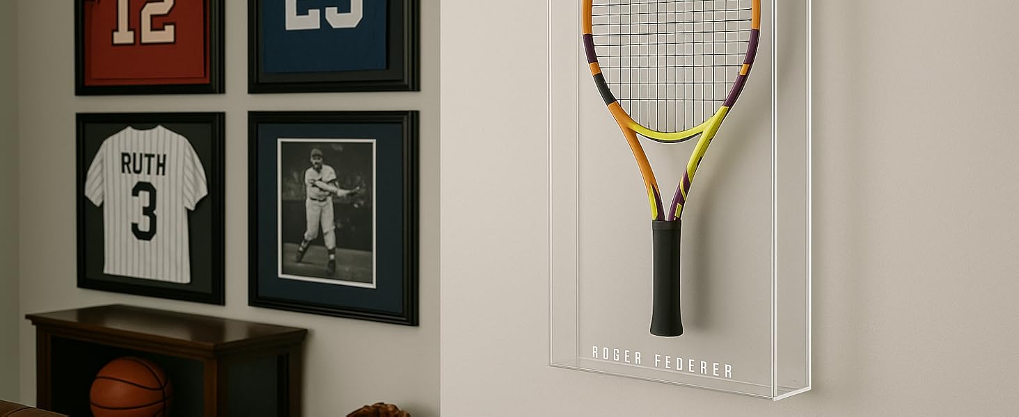 tennis racquet display case