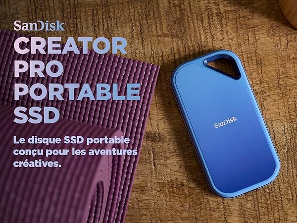 と*ん様 SanDisk 4TB Creator Pro ポータブル SSD サ SanDisk Creator Pro Portable SSD 4 To (disque SSD pour les
