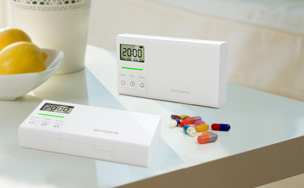 Comfytemp Smart Pill Organizer with APP, 7Day Large Pill