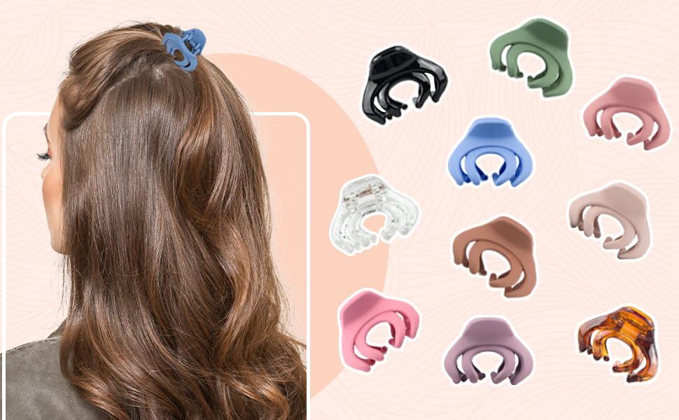 Small Hair Clips for Women Girls Kids, Tiny Hair Claw