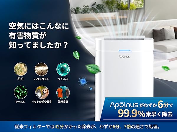 Amazon.co.jp: Apolnus Aeth (アポルナス-エース) 空気清浄機
