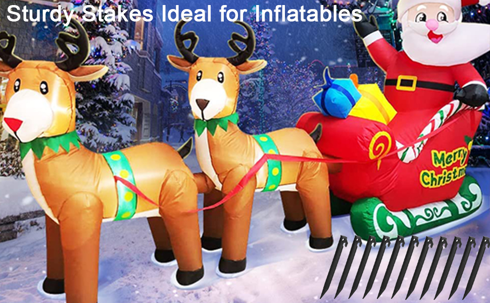 Inflatable Stakes 9 inches, Replacement Stakes for