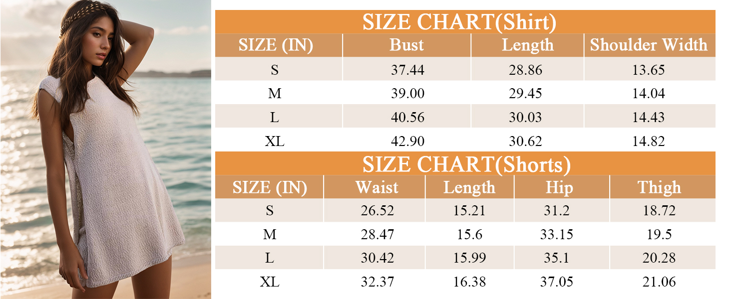 Women's 2 Piece Outfits Summer Sweater Set Sleeveless Knit Sets Two Piece Women Summer Short Sets