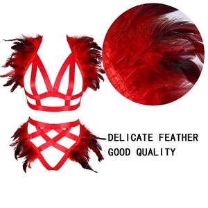  Harness Bra Set +Red