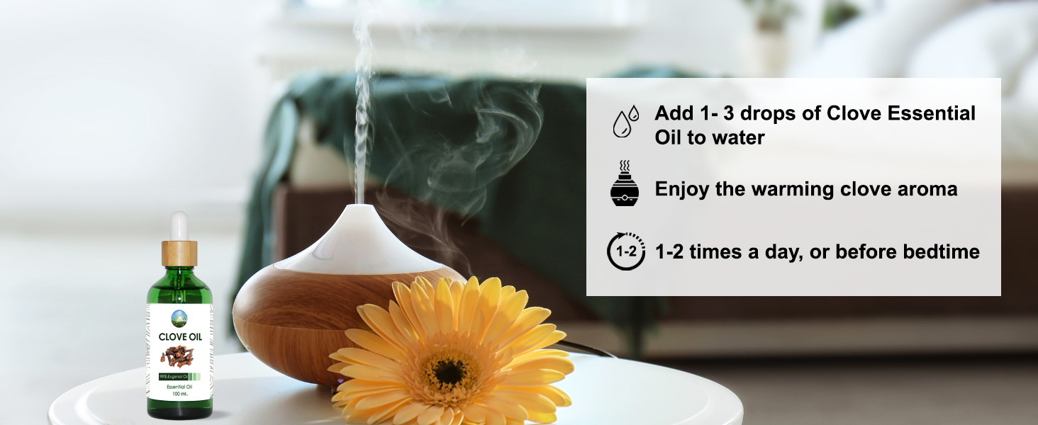 NPOW Clove Oil for Toothache Pain Relief, Cloves Oil Oil of Cloves