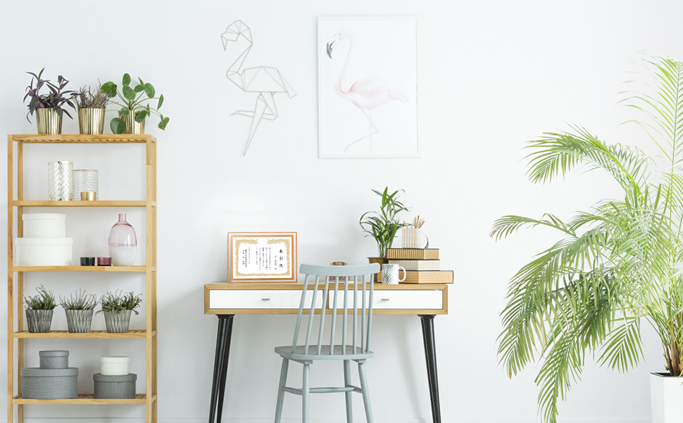 賞状額　ゴールド