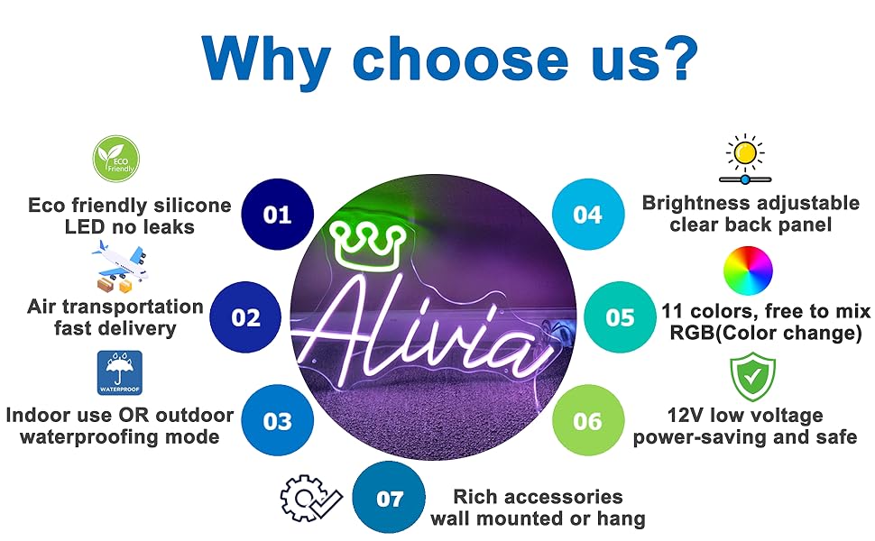 Why choose LIKEGOR personalized neon signs