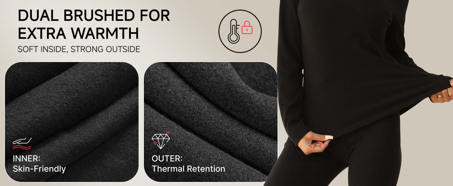 Dual Brushed For Extra Warmth