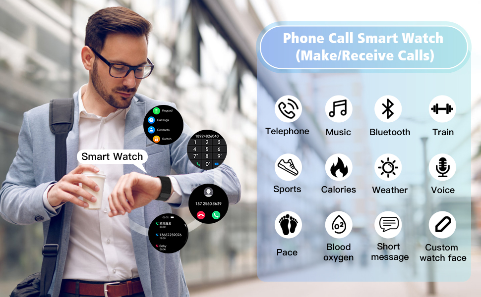 smart watch for iphone compatible health watches