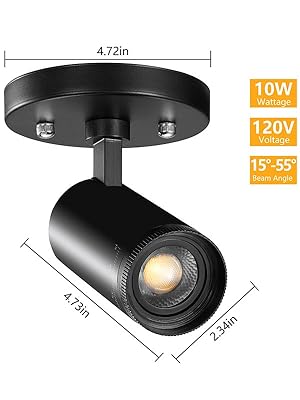 led ceiling spotlight 10W zoomable 3 color 3cct
