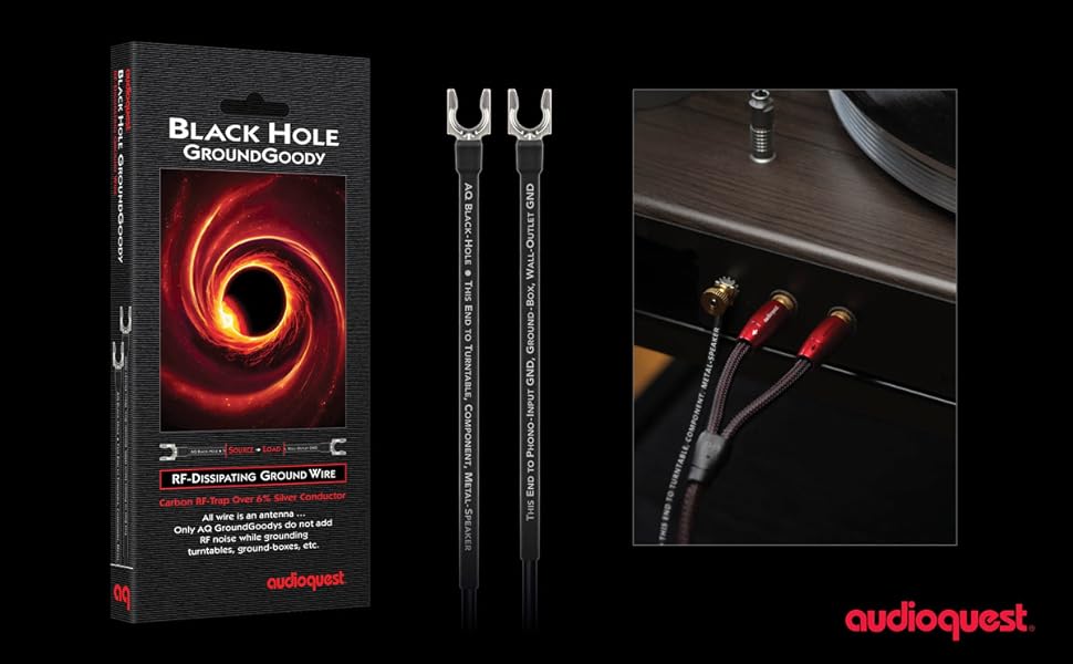 Amazon.com: AudioQuest - Black Hole GroundGoody RF-Dissipating