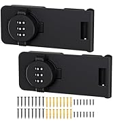 Mixizigoz Keyless Cabinet Lock, 4.5 Inch Household Cabinet Combination Lock, 3 Digit Password Loc...