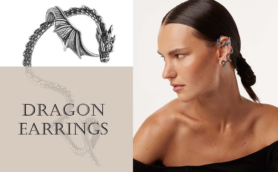 アクセサリー kentarosaaaaaan Amazon.com: HZMAN Stainless Steel Dragon Claw Stud Earrings