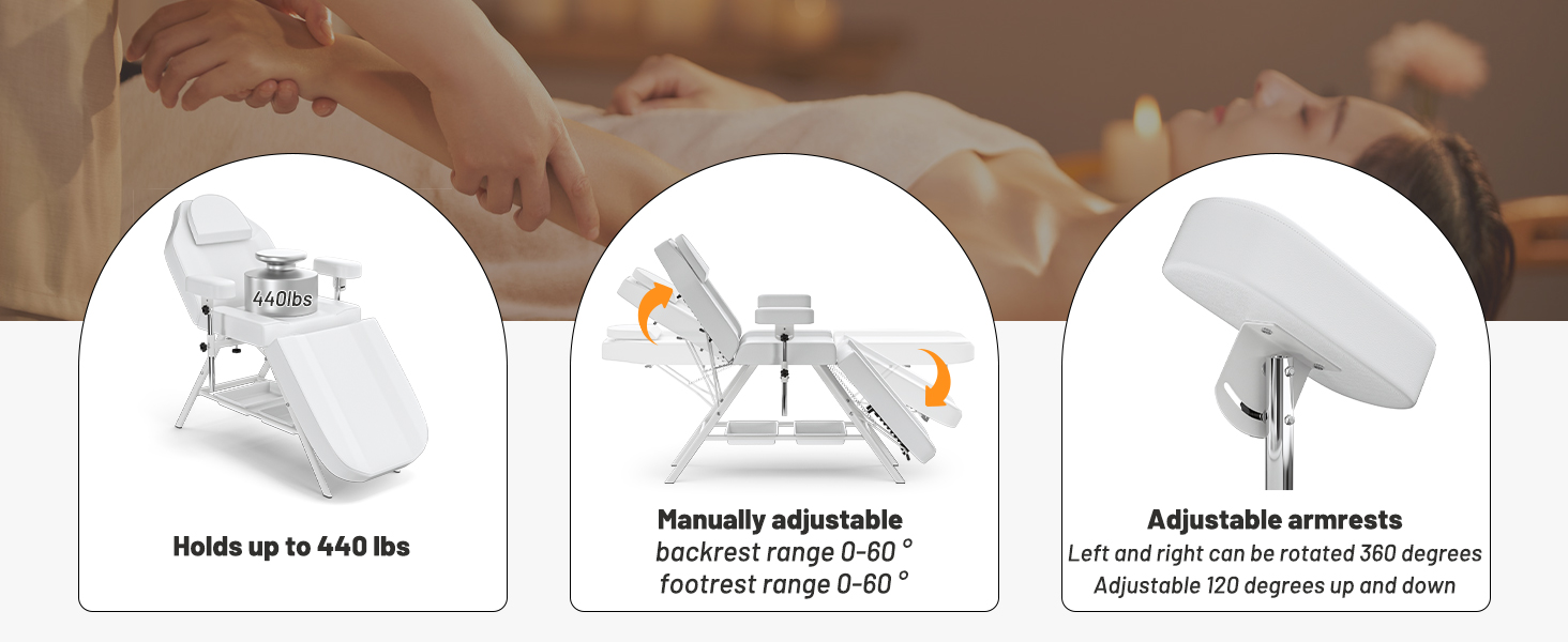 ABTSalon Massage Salon Tattoo Chair Esthetician Bed Lash