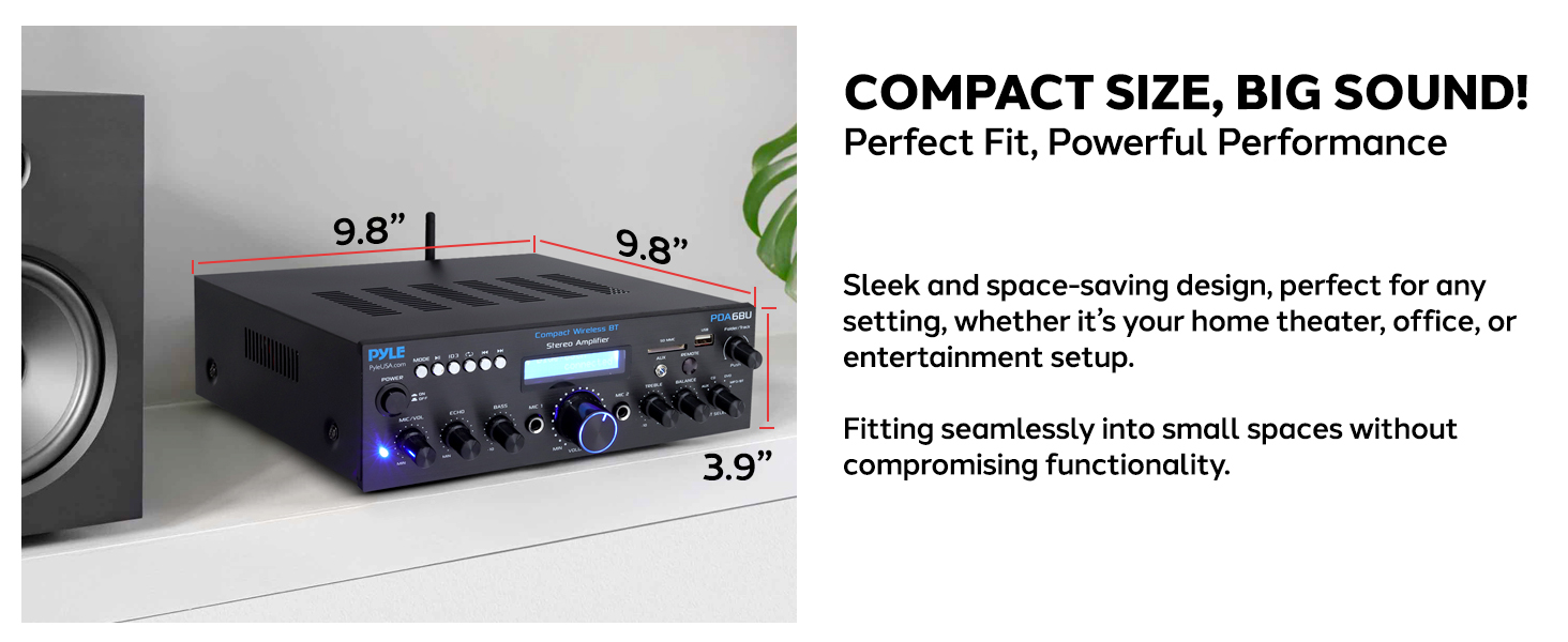 speaker amplifier home audio home stereo receiver with bluetooth am fm stereo receiver