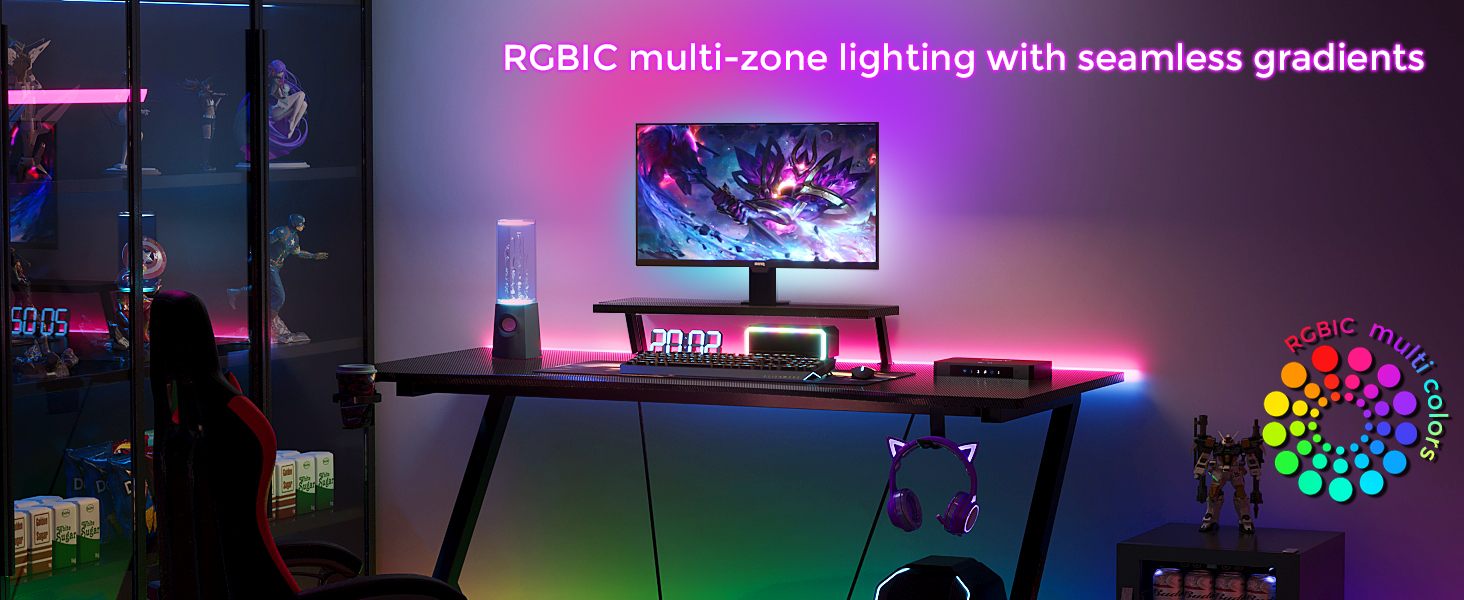 Dynamic RGBIC Color Effects