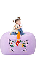 stuffed animal bean bag