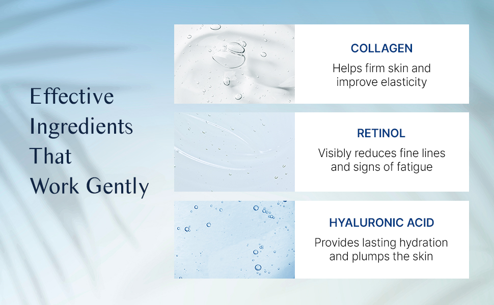 Eye Mask for Puffy Eyes and Dark Circles Treatment with Collagen Retinol Hyaluronic Acid