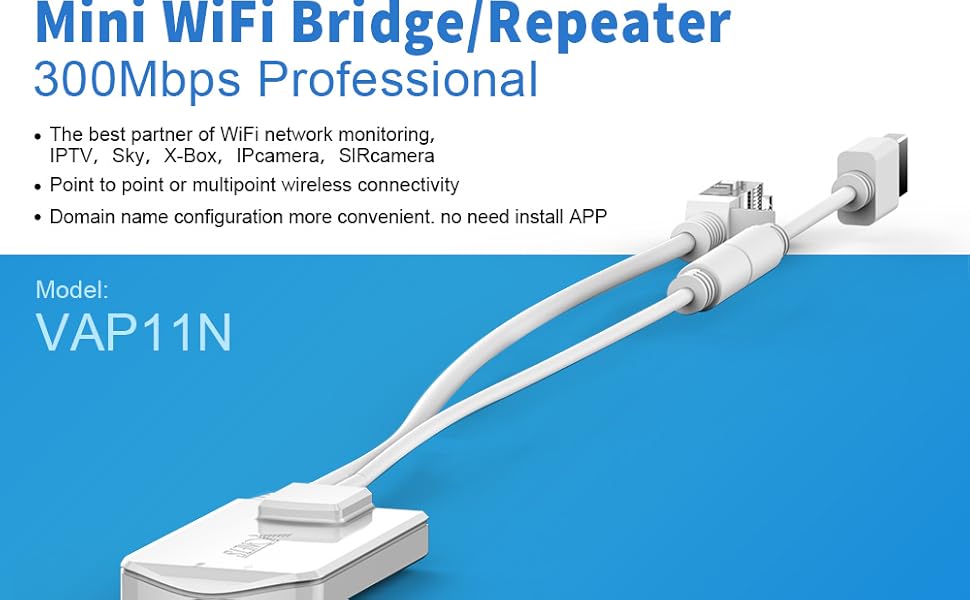 Wireless Mini WiFi Bridge