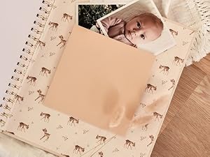 Peachly baby memory book album for girls and boys photo books mom to be baby registry search gift