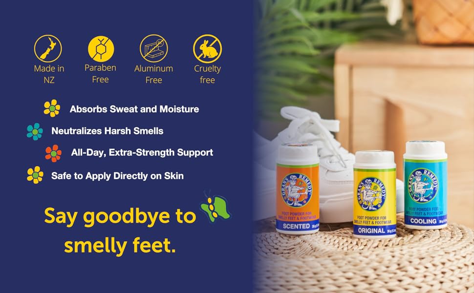 Gran's Remedy Original Unscented Shoe Deodorizer and Foot