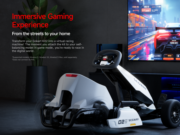 Amazon.com: Segway Gokart Kit2 - Immersive Electric Go-Kart Racing