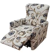 NILUOH Stretch Recliner Cover 4 Pieces Electric Power Lift Recliner Chair Cover Reclining Couch C...