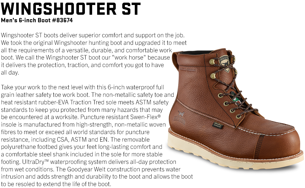 Amazon.com | Irish Setter, Wingshooter ST, Men's, 6