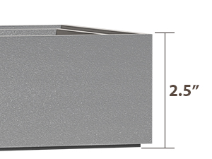 2.5 Inch High Bamboo Drawer Organizer