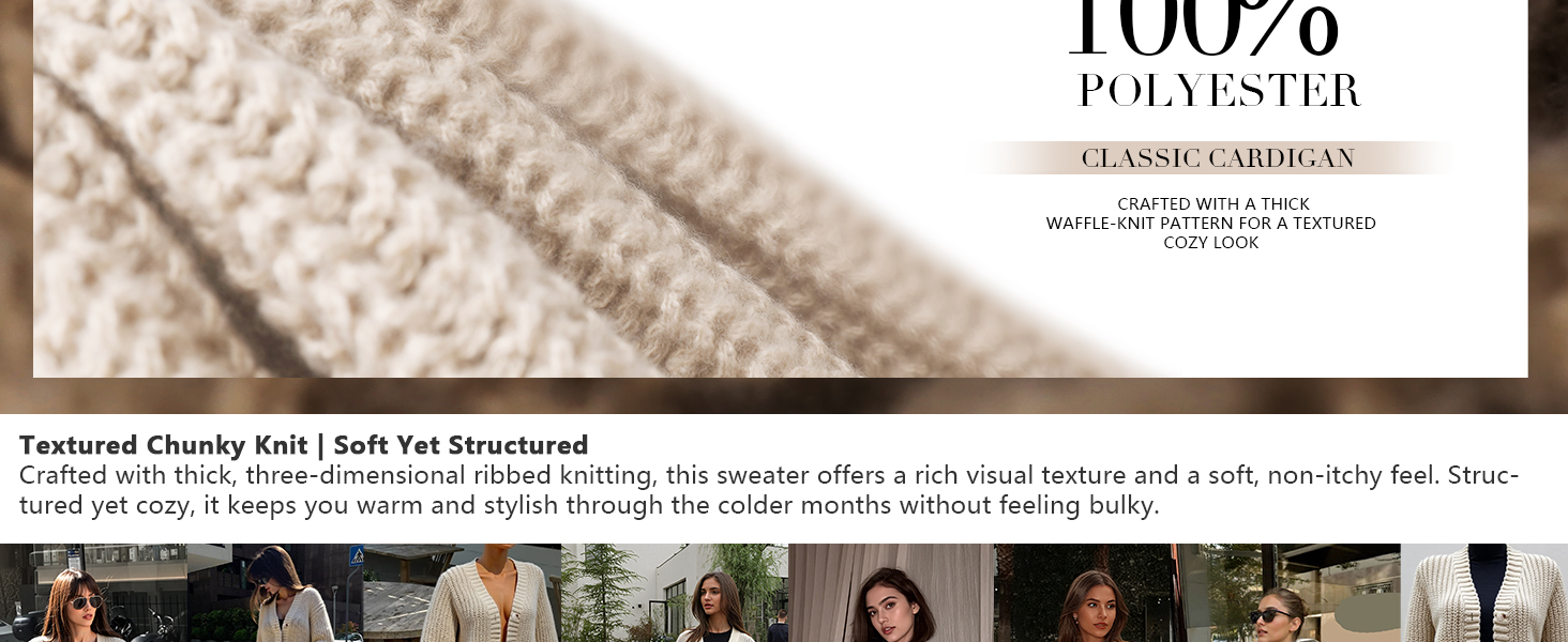 Women’s Chunky Knit Cardigan