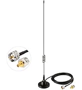 Bingfu Ham Radio Vehicle Car Mobile Radio Antenna Dual Band VHF UHF 136-174MHz 400-520MHz Magneti...