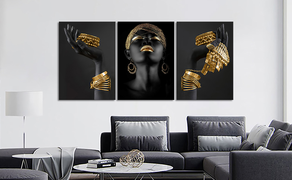 black wall art