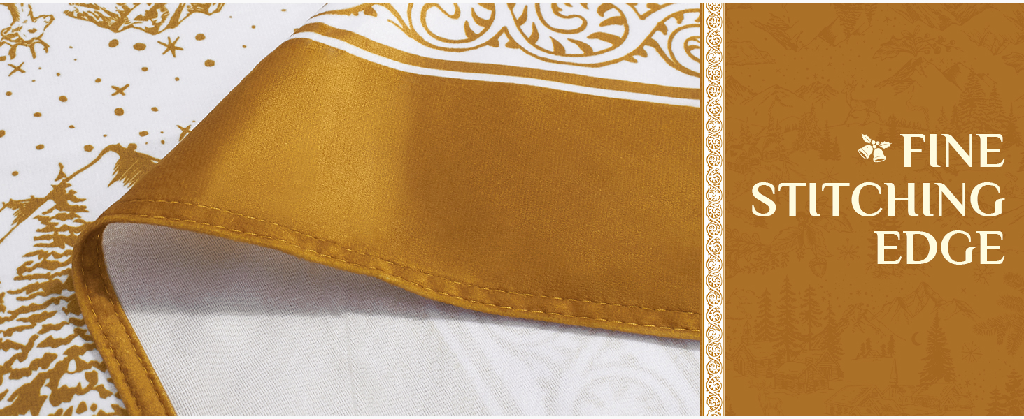 Softalker Christmas Tablecloth Rectangle, Designer Pattern