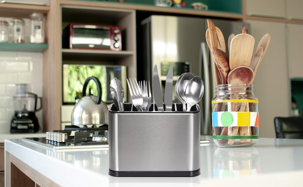 Contenitore Portaposate in Acciaio