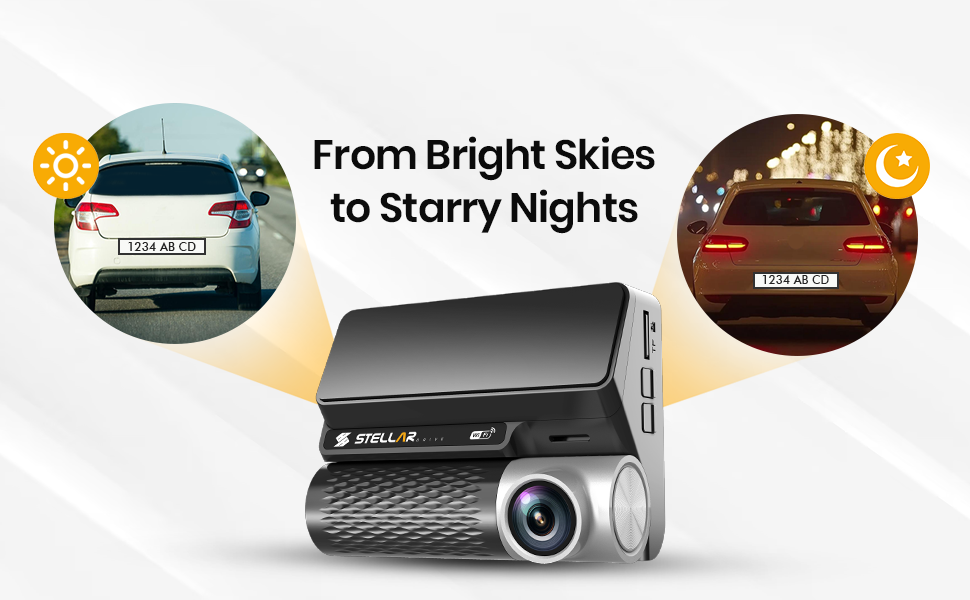 suitable for bright skies to starry night