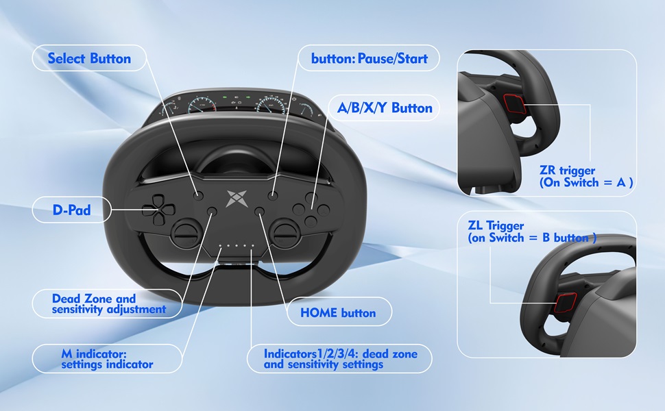 gaming steeirng wheel