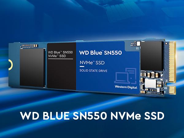 WD Blue SN550 1TB NVMe Internal SSD - Gen3 x4 PCIe 8Gb/s, M