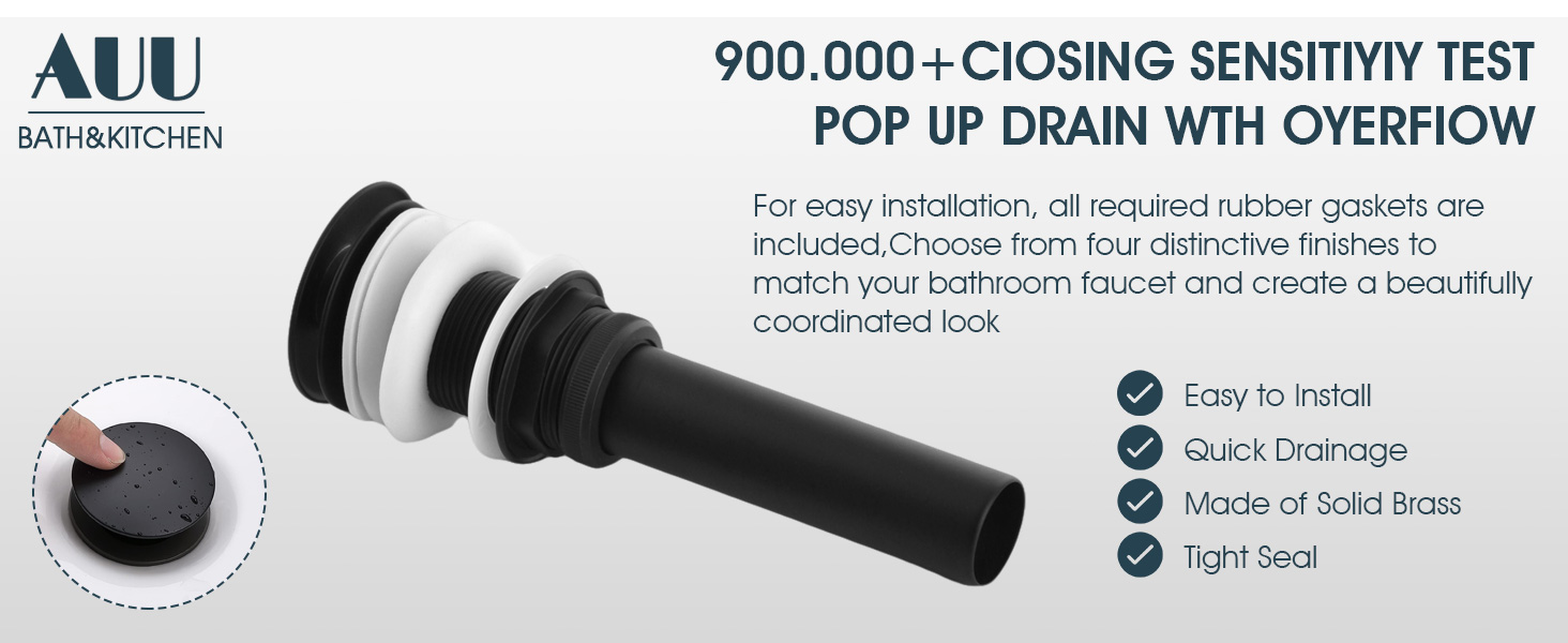 single handle bathroom faucet