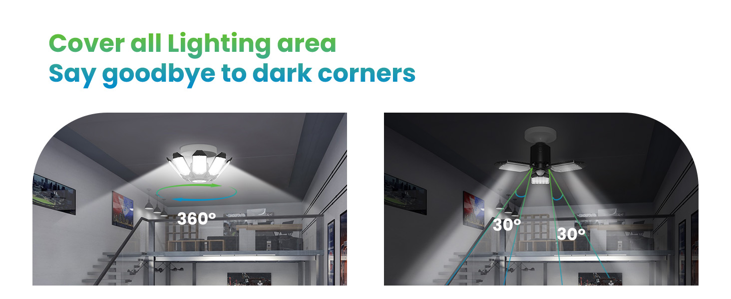 garage led ceiling lights