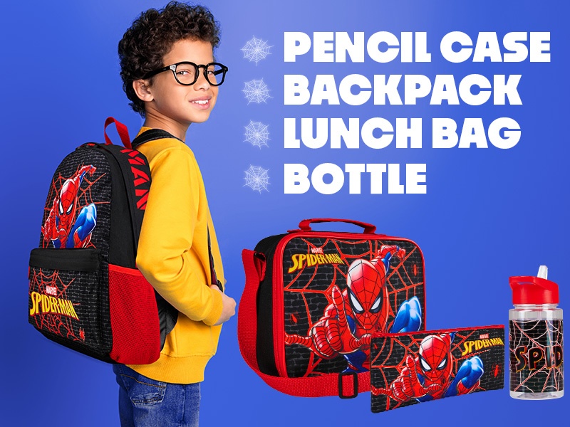 Marvel Spiderman Backpack Lunch Box