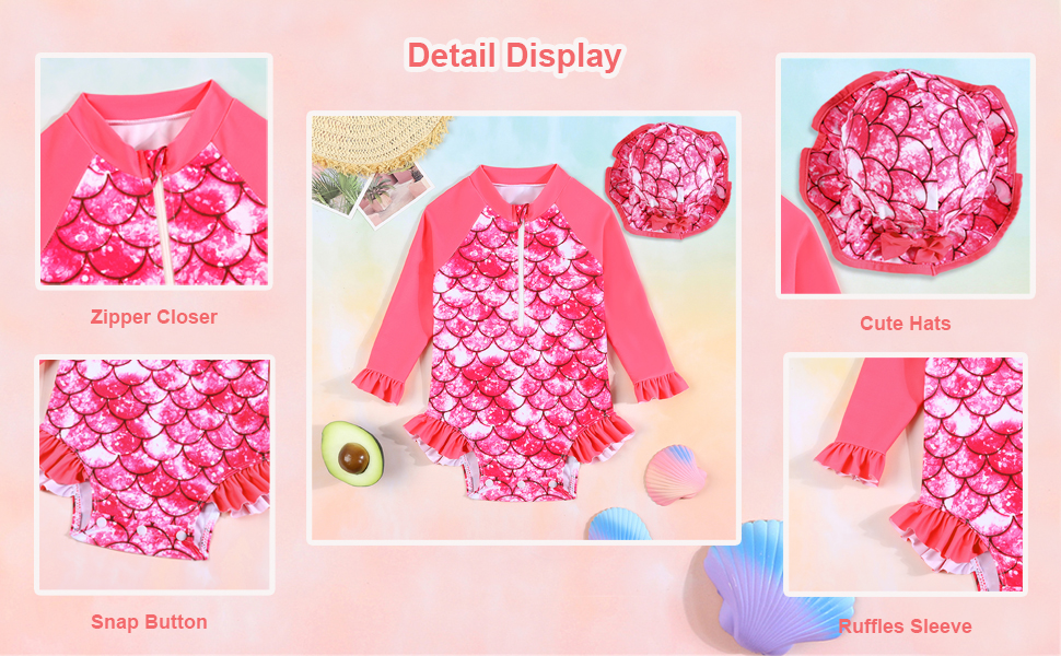 baby girls' swimwear