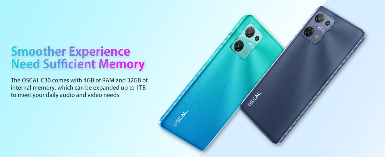 OSCAL C30 smartphone 7+32GB/1TB