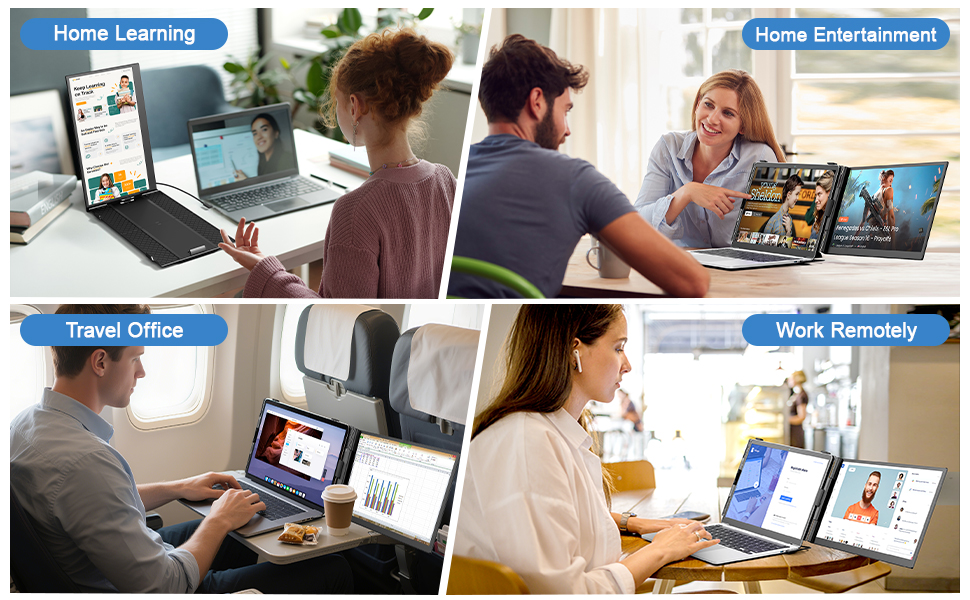 A+4 screen extender portable laptop