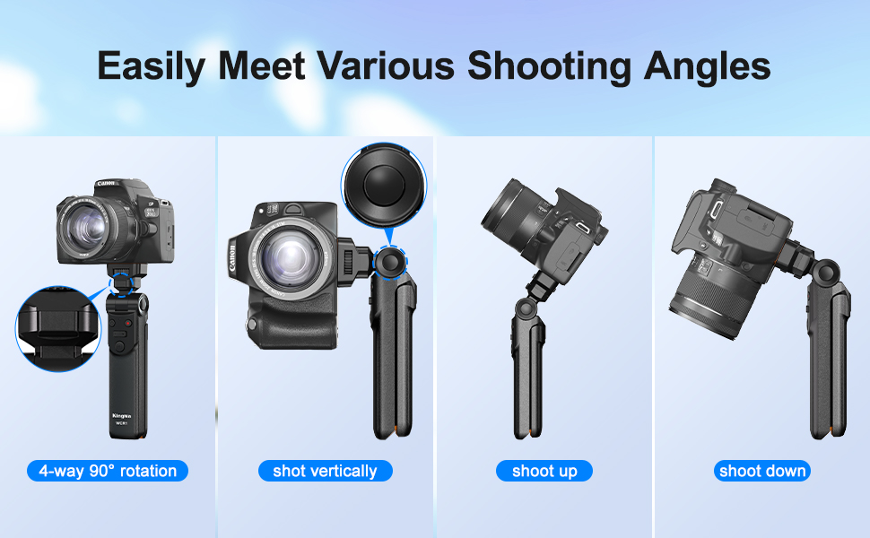 King Ma Mini Tripod for Camera Canon Tripods with Wireless