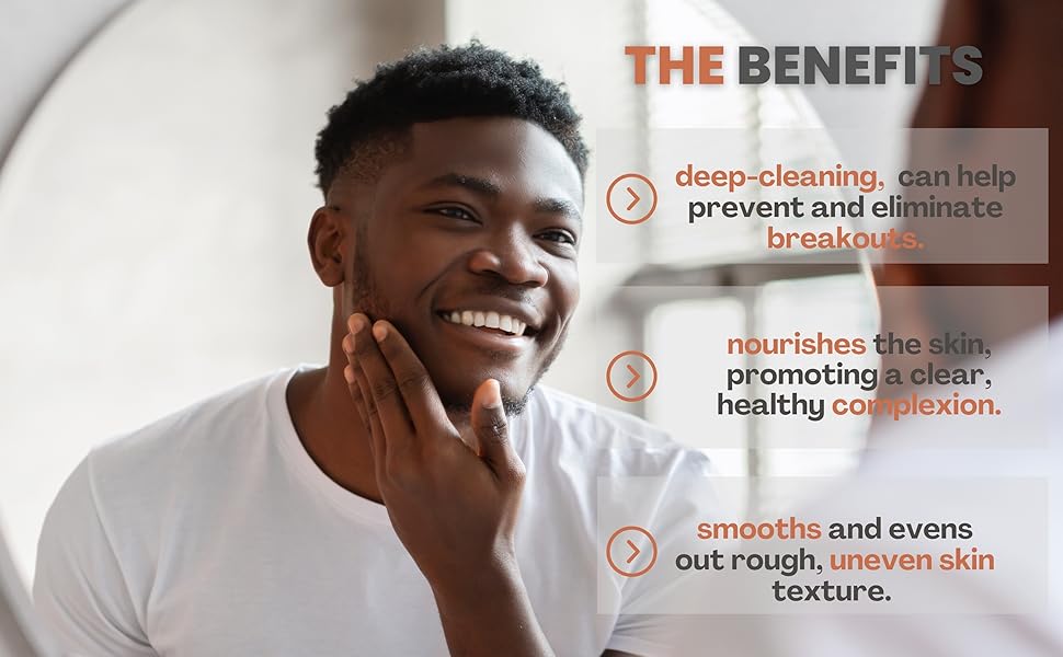 mens walnut face scrub