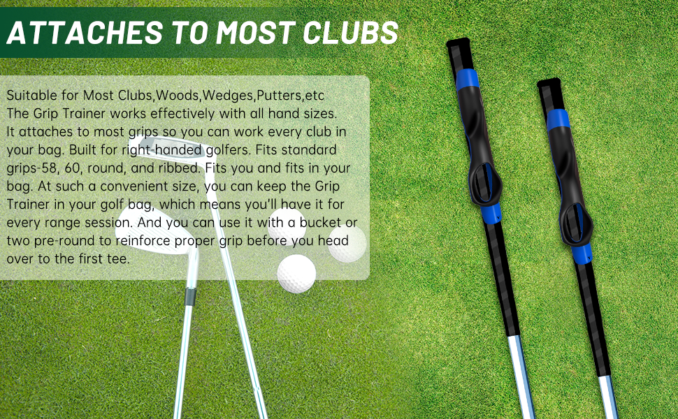 Golf Training Aid Grip Trainer Club