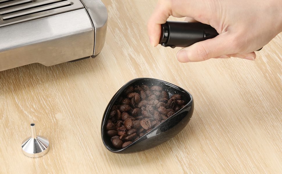 AIEVE Coffee Bean Dosing Cup and Spray Bottle Set