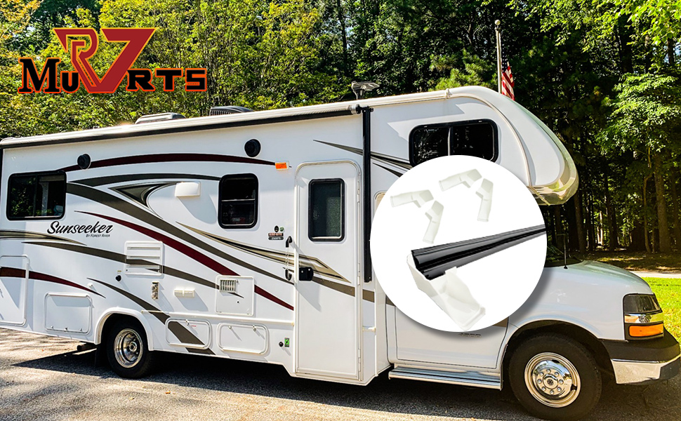 RV Murts RV Gutter Spouts, RV Rain Gutter Downspout with